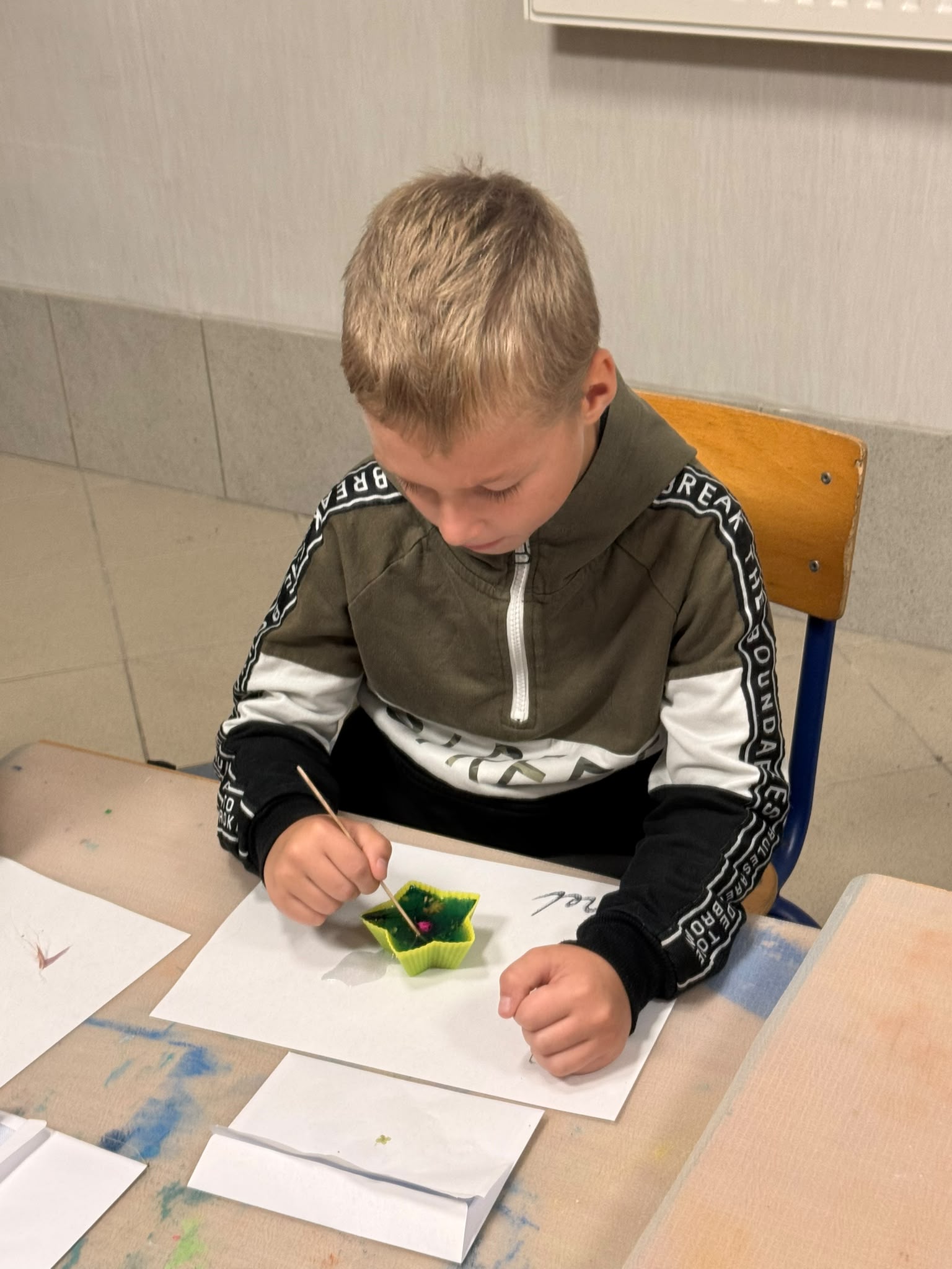 uczniowie podczas warsztatów
